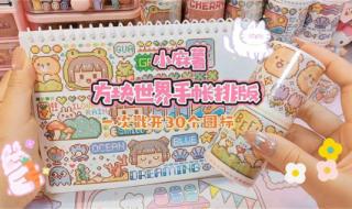 手绘小麻薯手帐 手绘小麻薯手帐