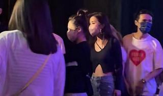 阿娇和阿SA现身酒吧 阿娇和阿SA现身酒吧